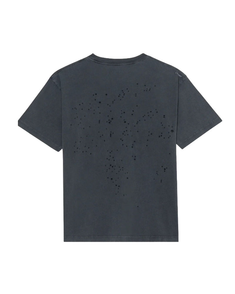 MOTHTECH T-SHIRT AGED BLACK SAB