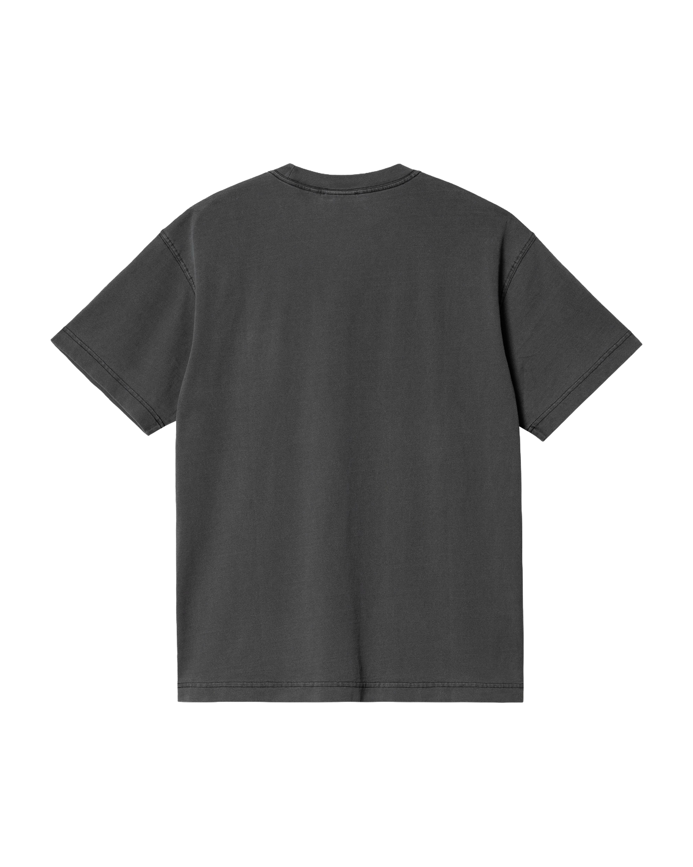 T-shirt Carhartt WIP Nelson noir anthracite dos col rond oversize