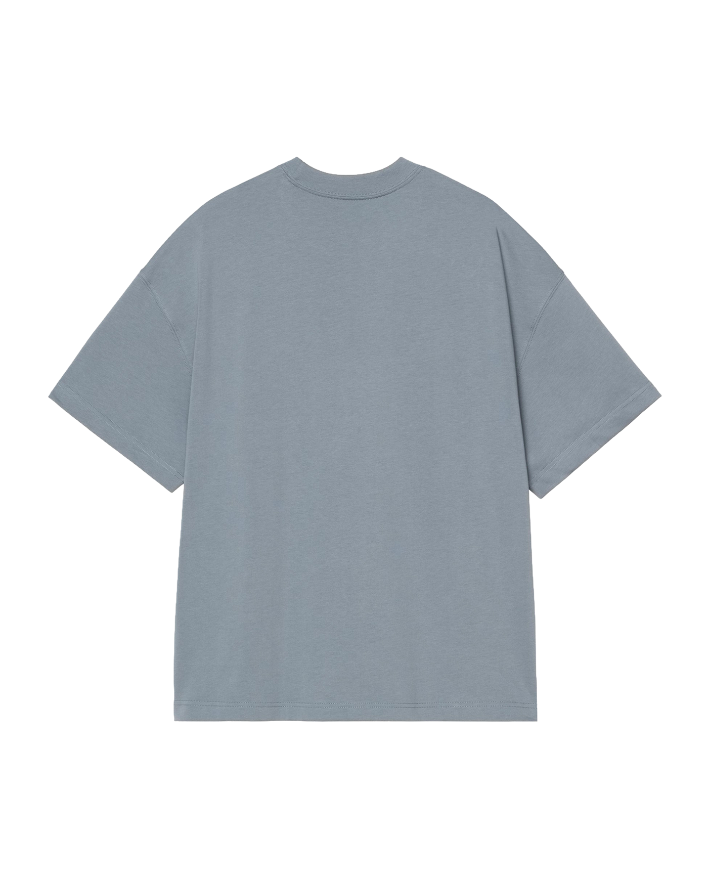 T-shirt Carhartt WIP bleu ardoise à manches courtes vue de dos