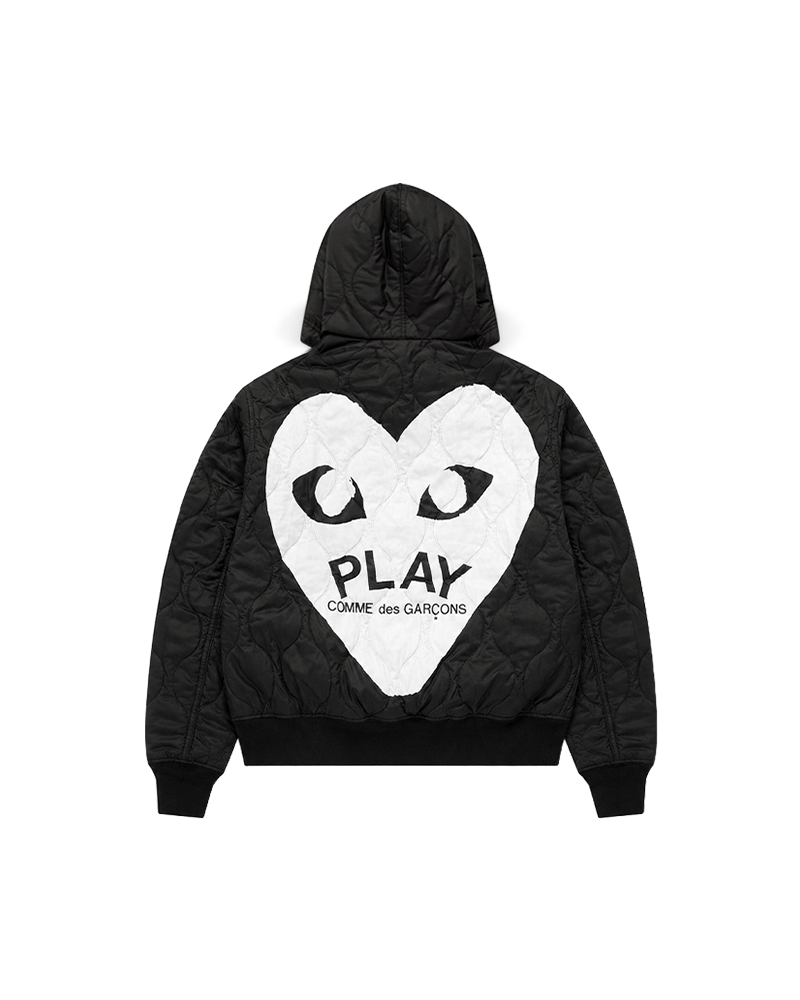 HOODIE LOGO PRINT BLACK BLACK