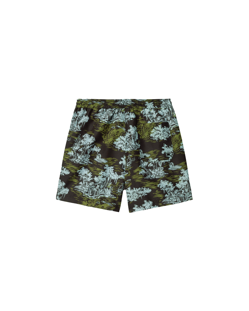 SWIM TRUNKS SLATER BAYOU MIDNIGHT BLACK