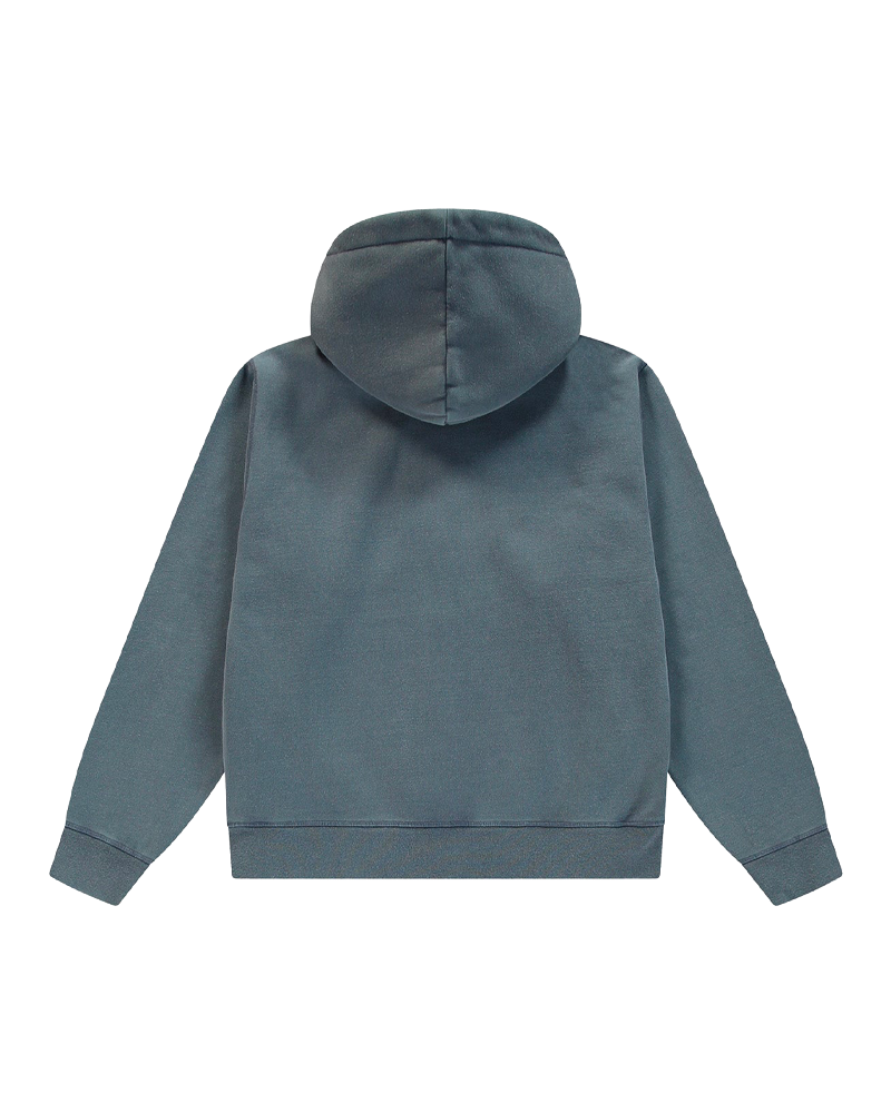 STENCIL SUNFADE ZIP HOODIE NAVY