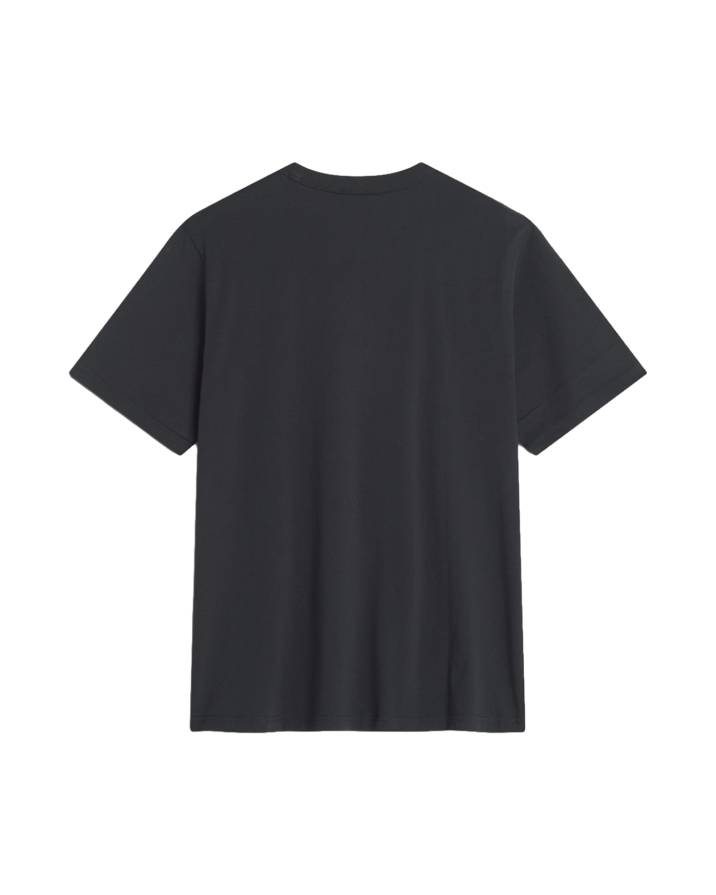 T-shirt Café Kitsuné Relax unisexe noir manches courtes col rond dos