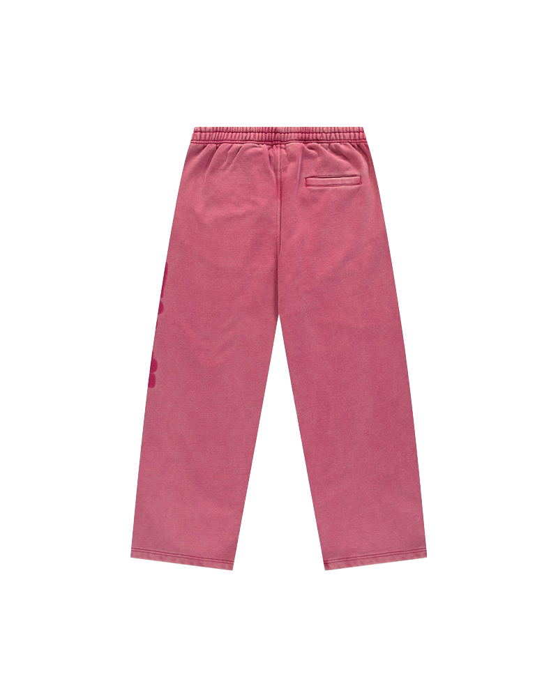 SUNFADE STENCIL EASE SWEATPANTS RED
