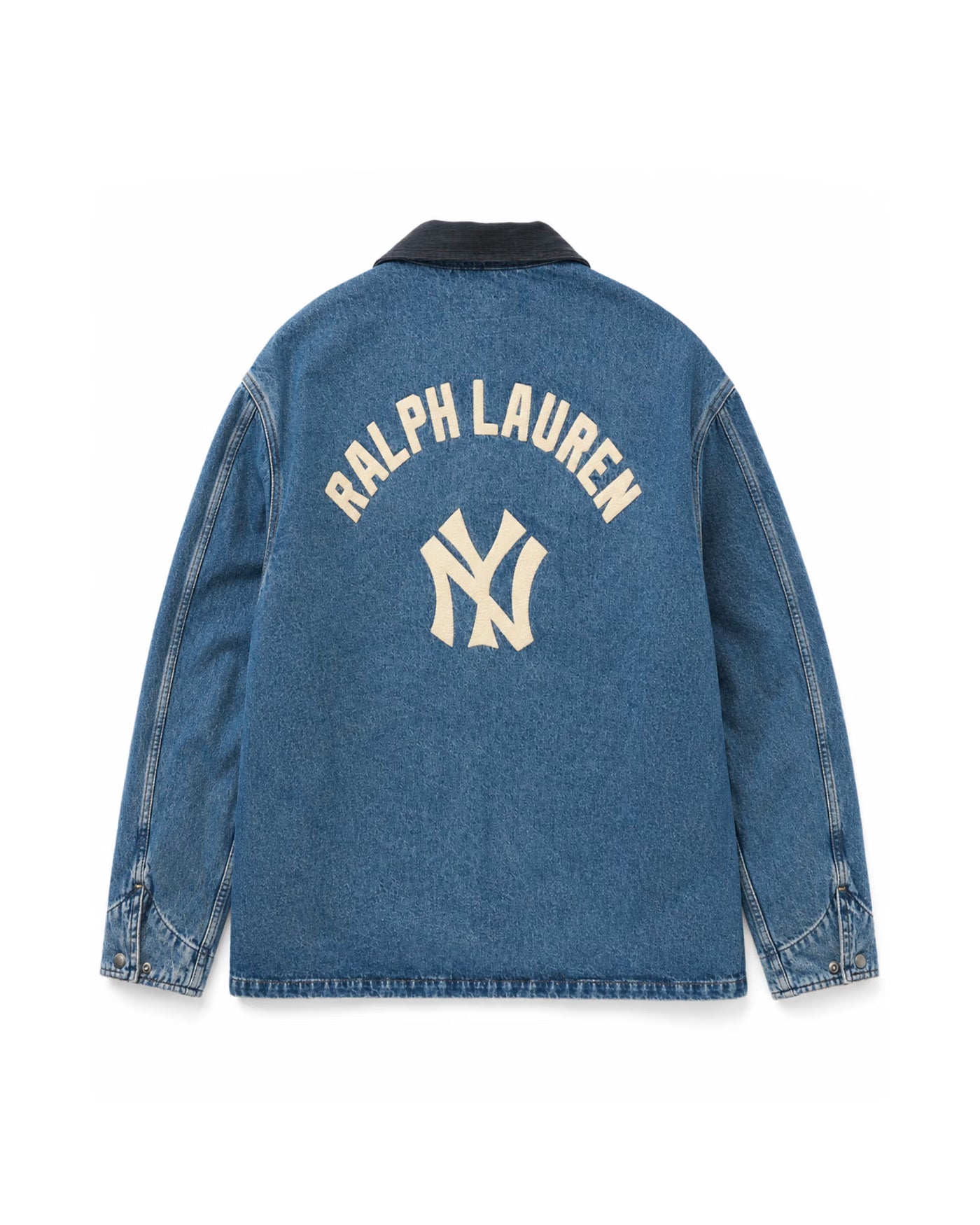 Veste denim Ralph Lauren x New York Yankees bleue broderie dos