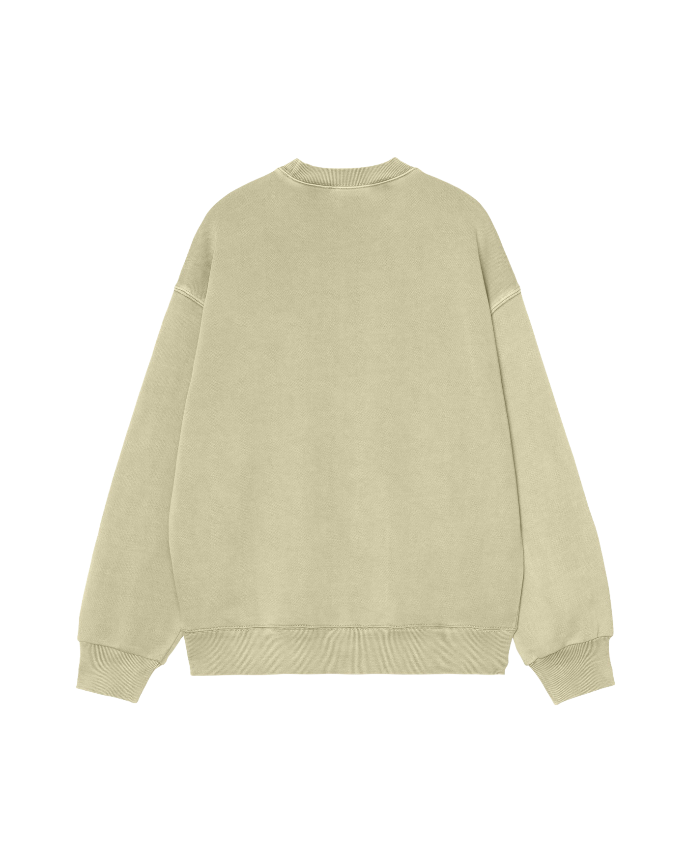 Sweat col rond oversize Carhartt WIP Nelson vert sauge délavé dos