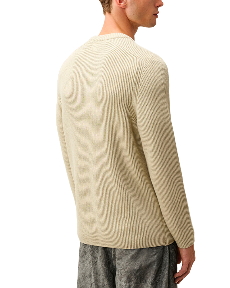 Pull C.P. Company coloris Silver Birch — détail