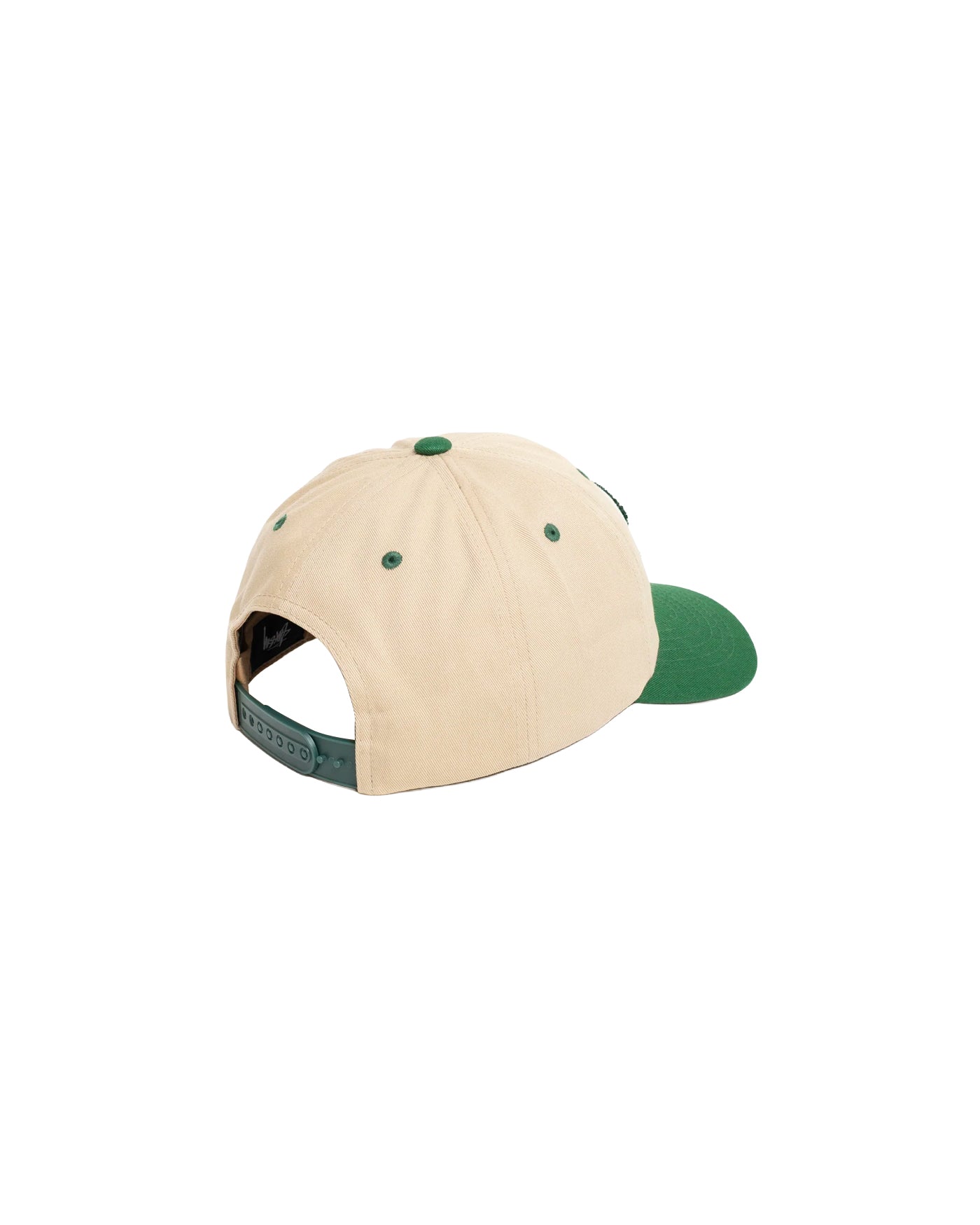 Casquette Stüssy Low Pro Chenille deux tons sable et vert dos