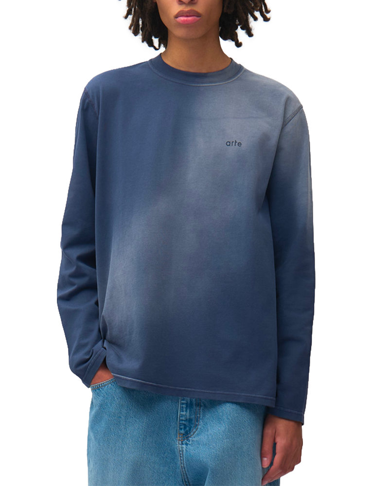 STENCIL SUNFADE LONGSLEEVE NAVY
