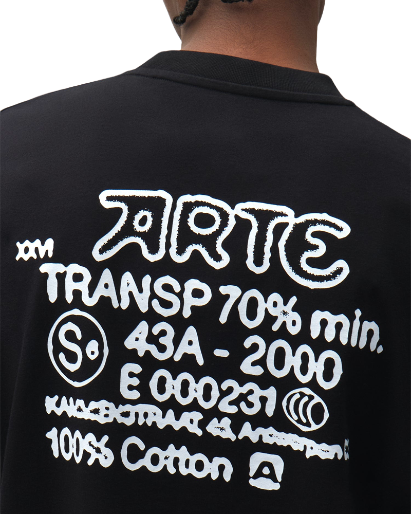 SERIAL STAMP T-SHIRT BLACK