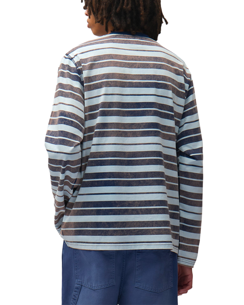 SUNFADE STRIPED LONGSLEEVE NAVY/LIGHT BLUE