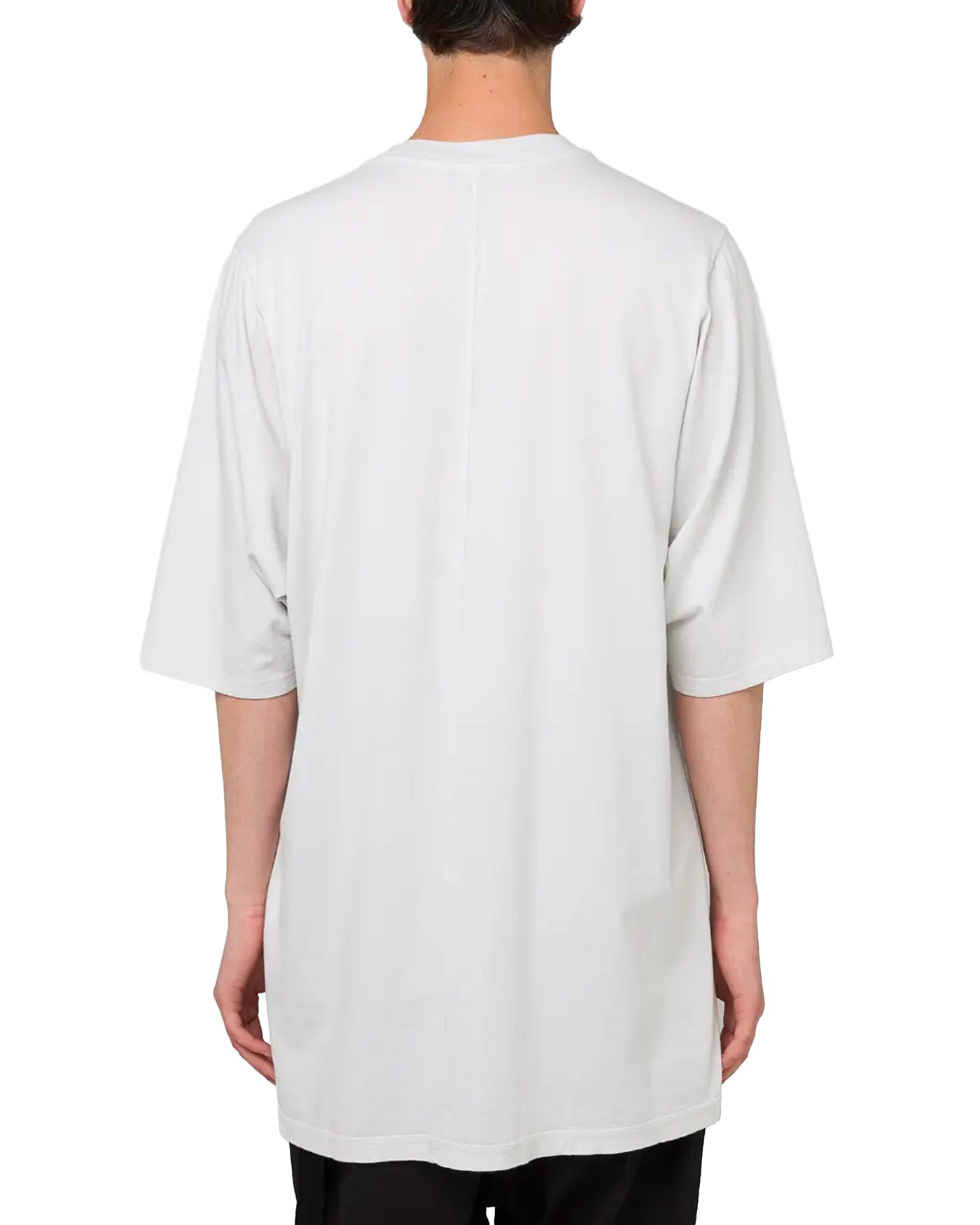 T-shirt oversize Rick Owens DRKSHDW blanc cassé col rond dos