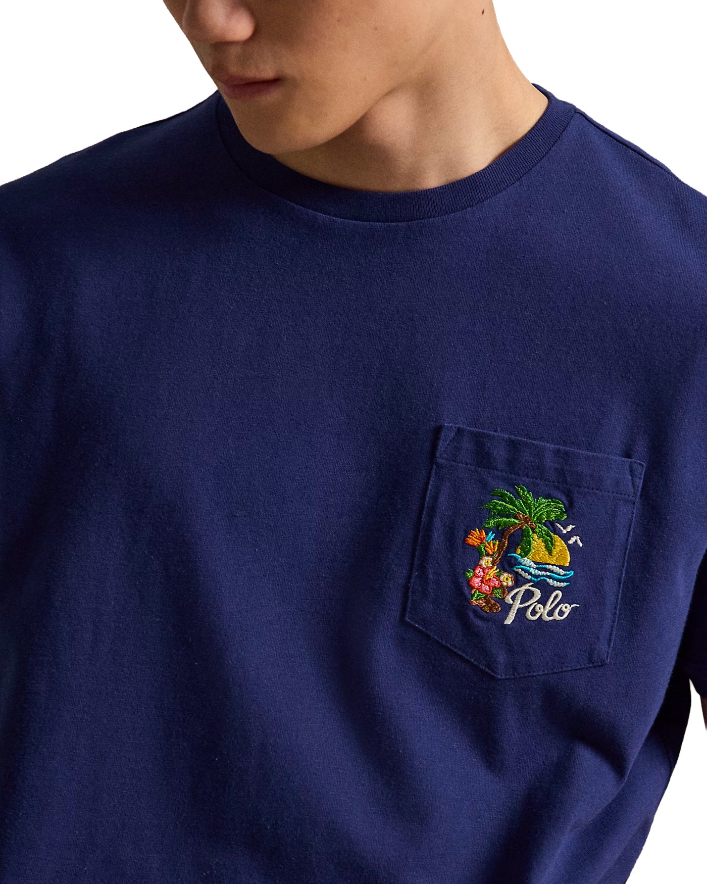 TSHIRT KNIT DARK COBALT