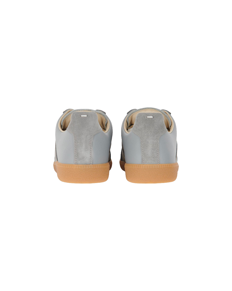SNEACKERS REPLICA CUIR NAPA GRIS