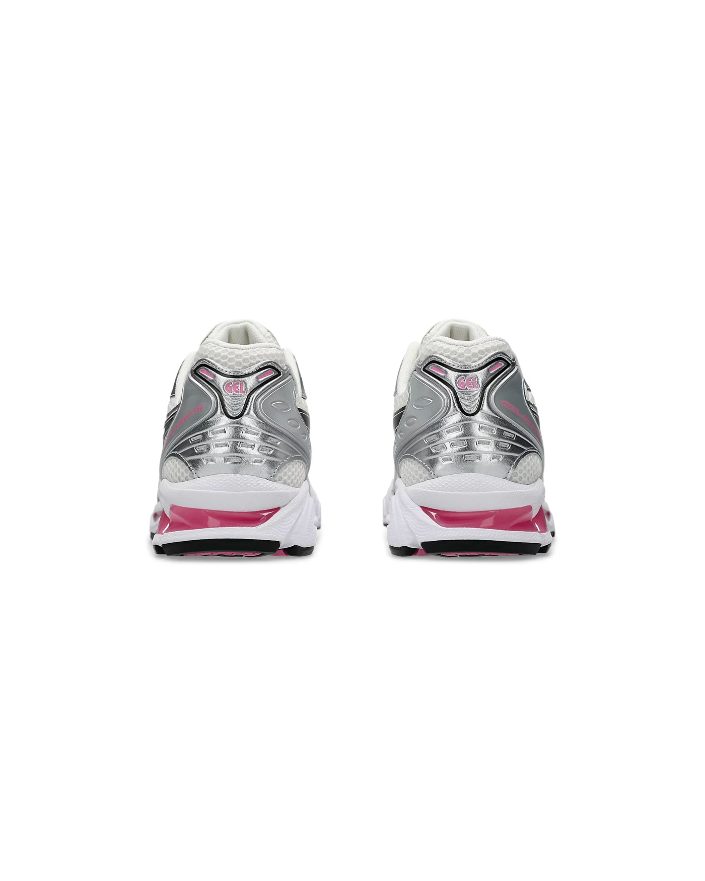Sneakers Asics Gel Kayano 14 coloris crème rose argenté vue dos