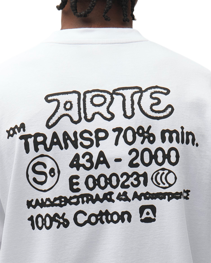 SERIAL STAMP T-SHIRT WHITE