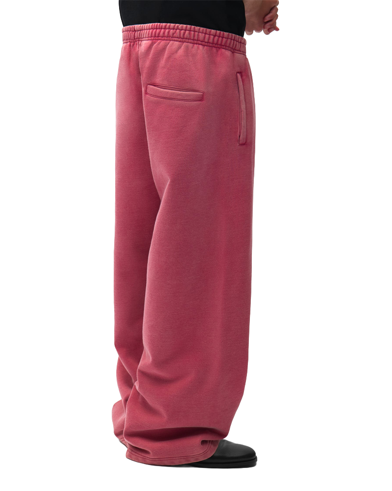 SUNFADE STENCIL EASE SWEATPANTS RED