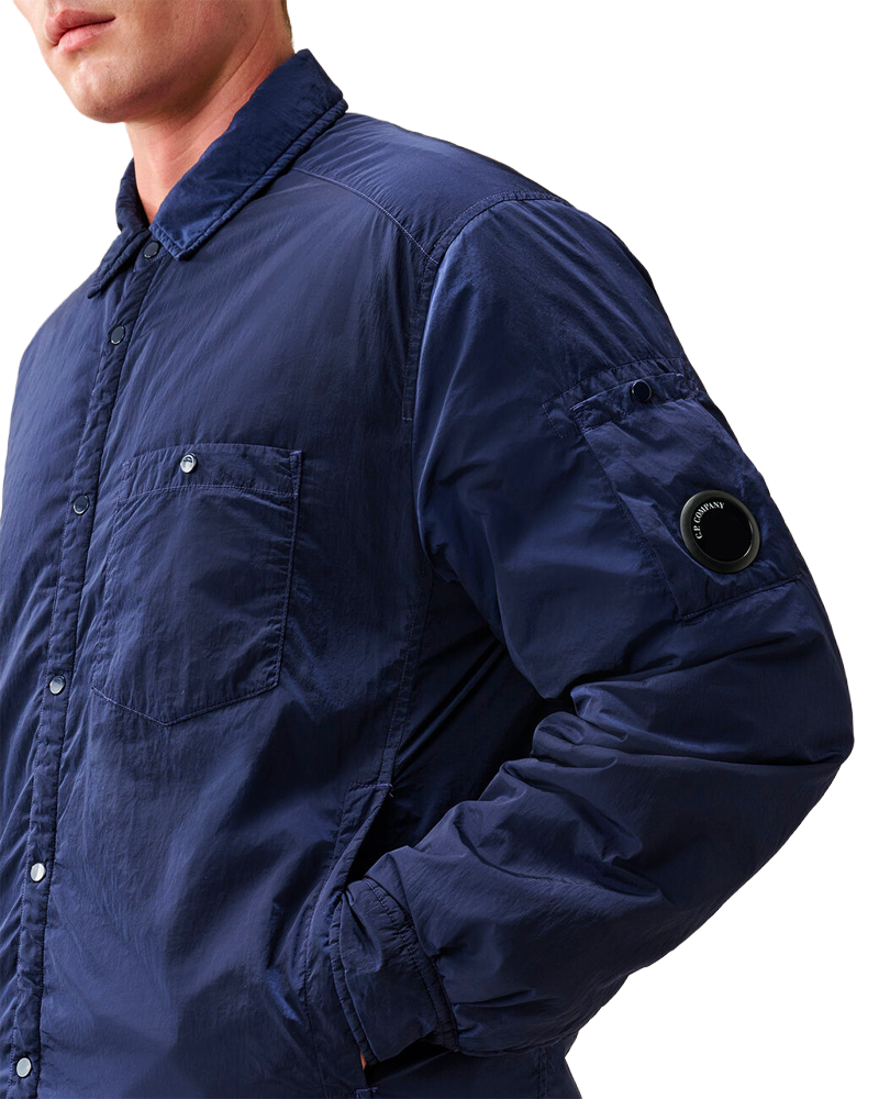 Surchemise C.P. Company coloris Peacoat — vue portée