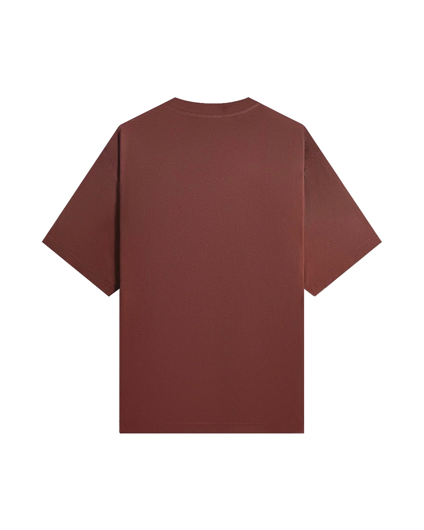 T-shirt Acne Studios marron chocolat coupe oversize col rond dos