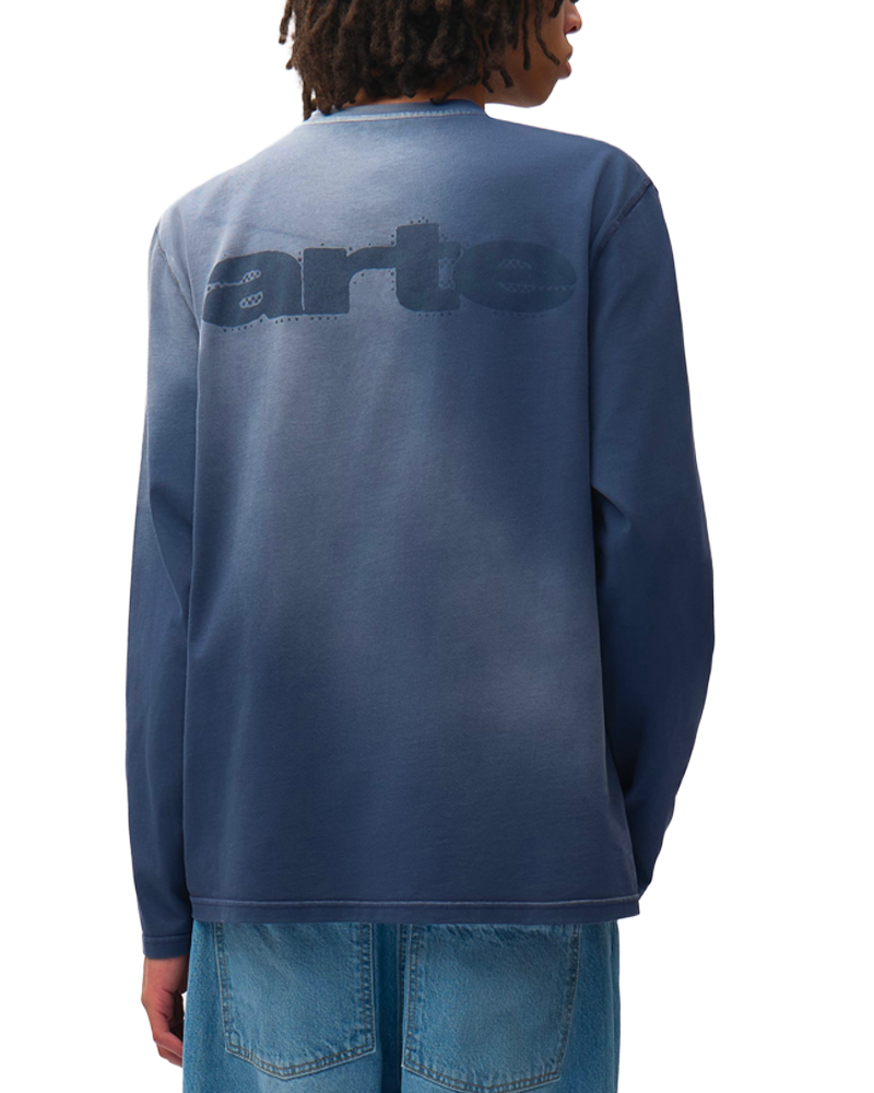 STENCIL SUNFADE LONGSLEEVE NAVY
