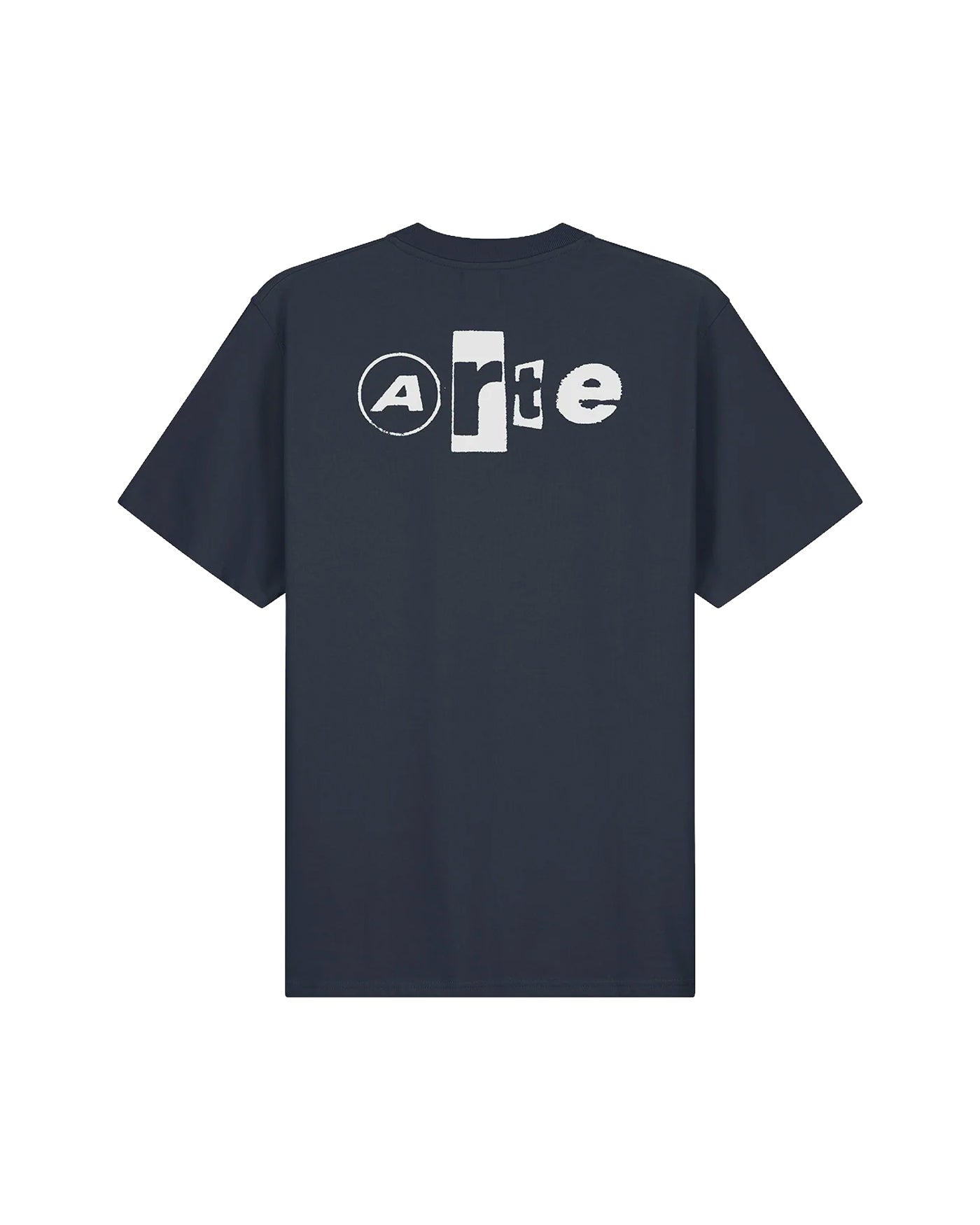 T-shirt Arte Antwerp bleu marine avec logo Back College imprimé, dos