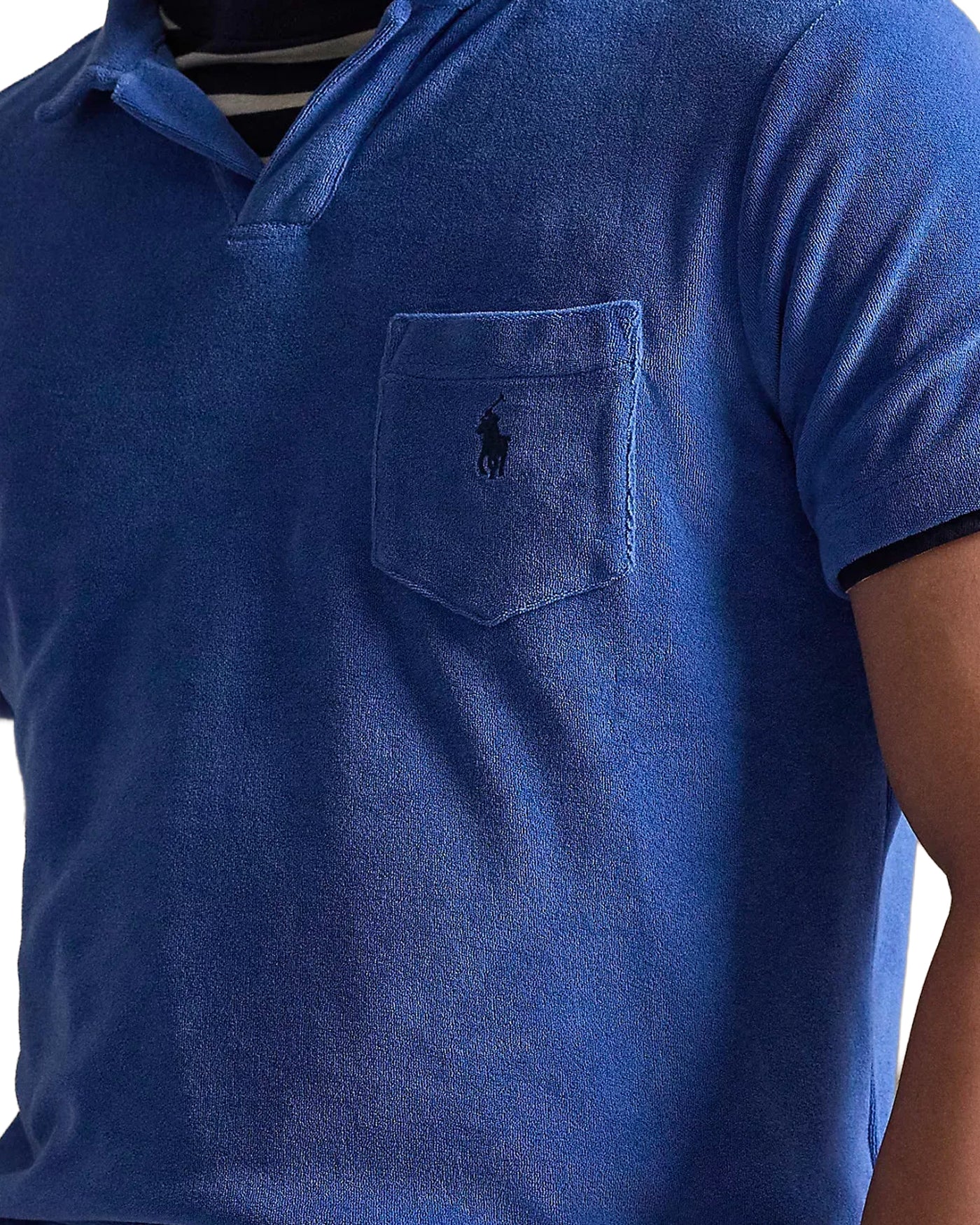 POLO EPONGE BLEU