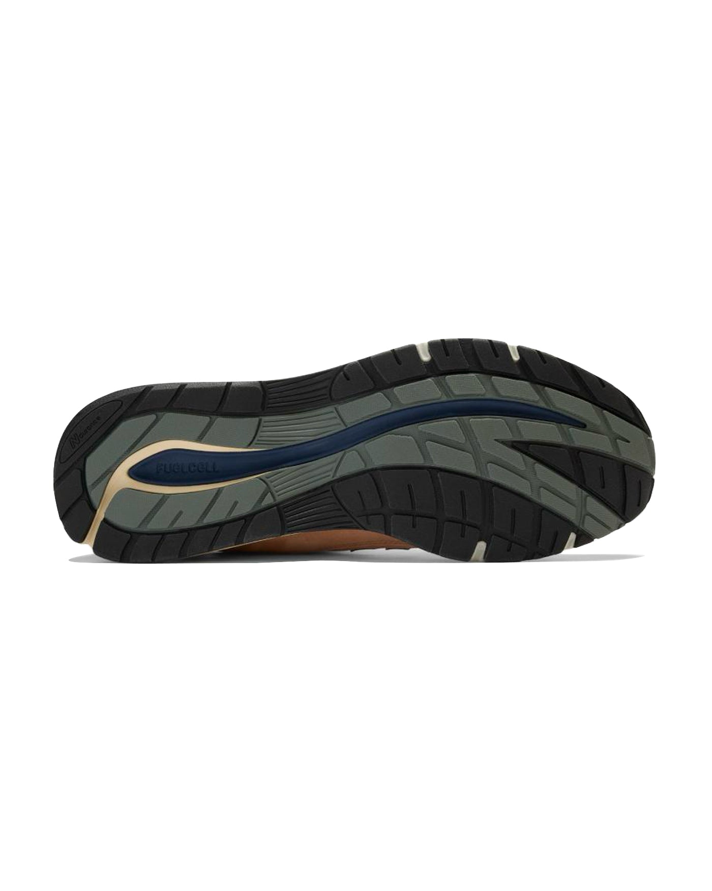 Sneakers New Balance 991v2 rose poudré semelle gris et marine vue dessous