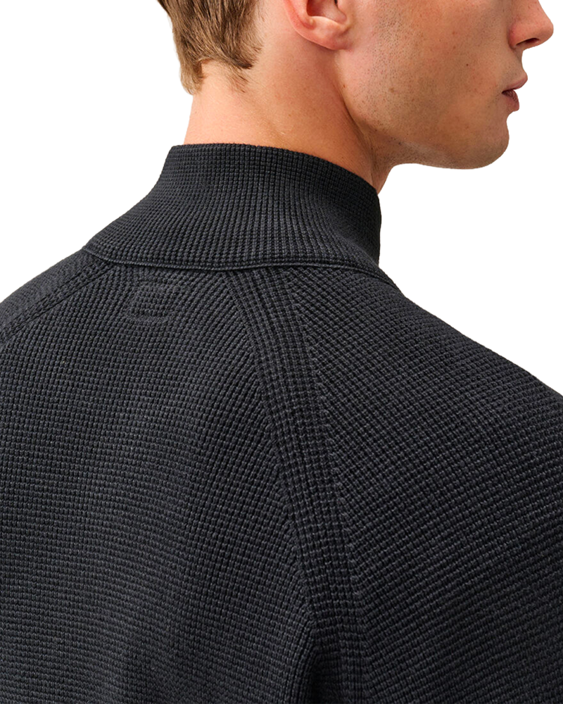 Cardigan C.P. Company coloris Black — vue de profil