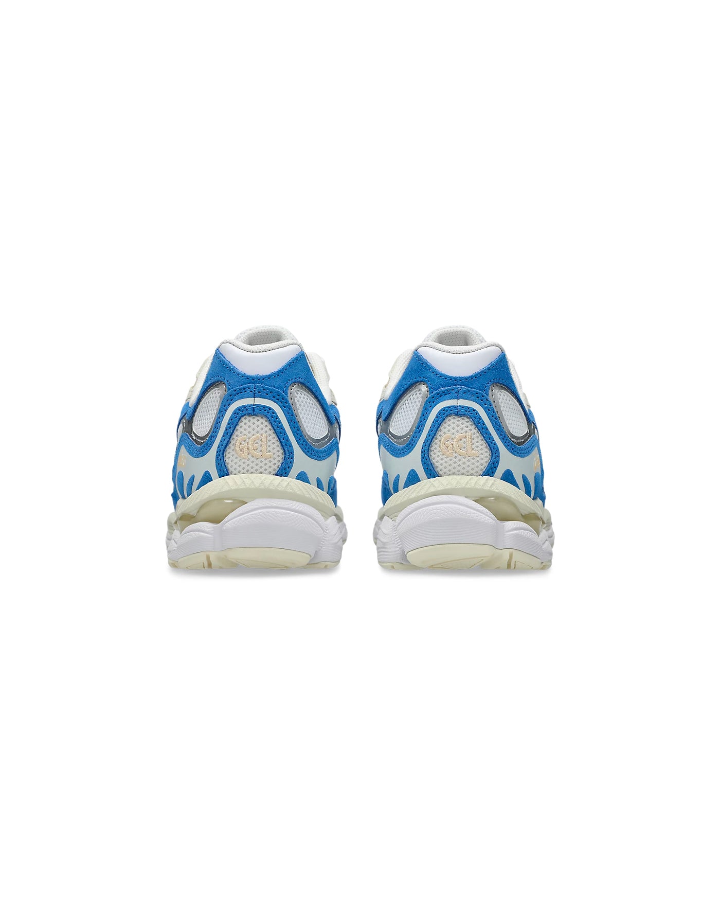 Sneakers Asics Gel-NYC White Blue Coast blanc et bleu vif dos