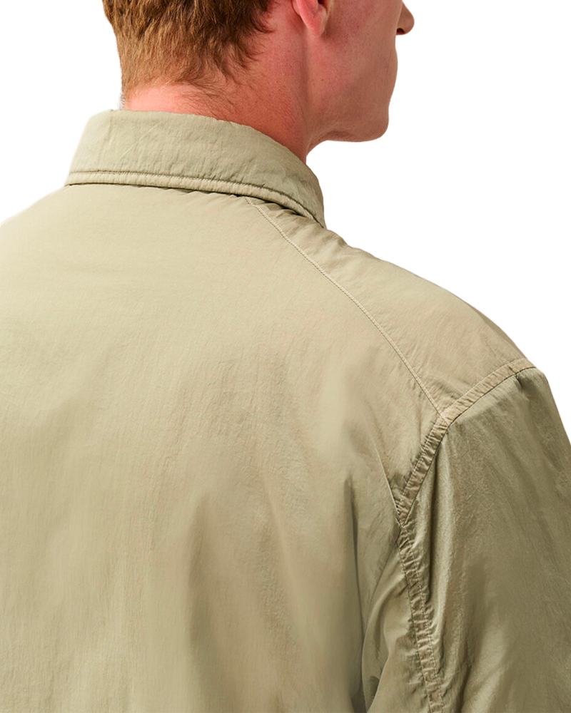 Surchemise C.P. Company coloris Fallen Rock — vue de profil