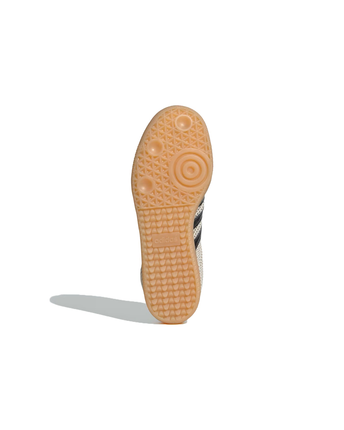 Sneakers Adidas Samba OG semelle gum beige bandes noires dessous