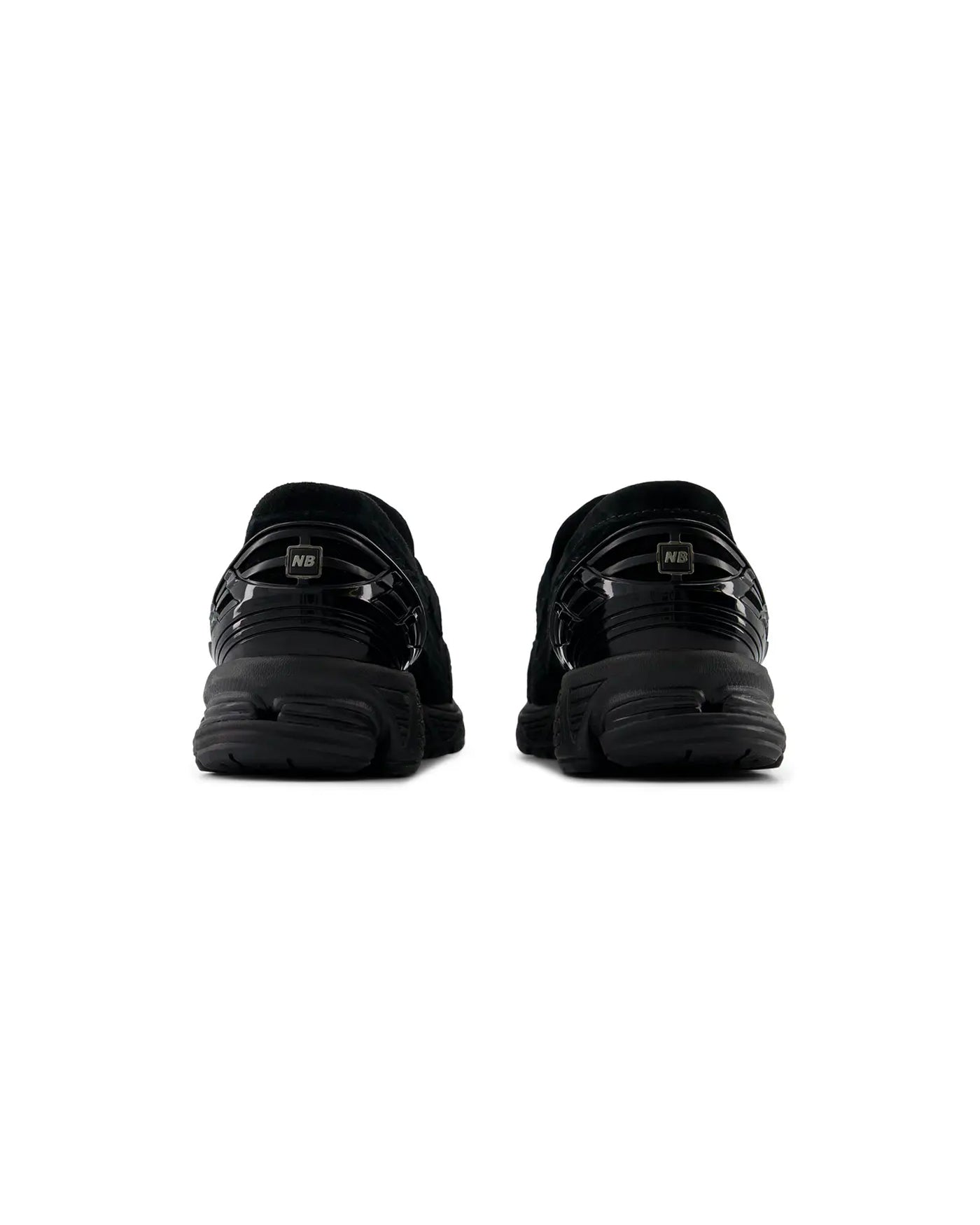 Mocassin New Balance 1906L Suede Black Cement noir paire vue dos talon