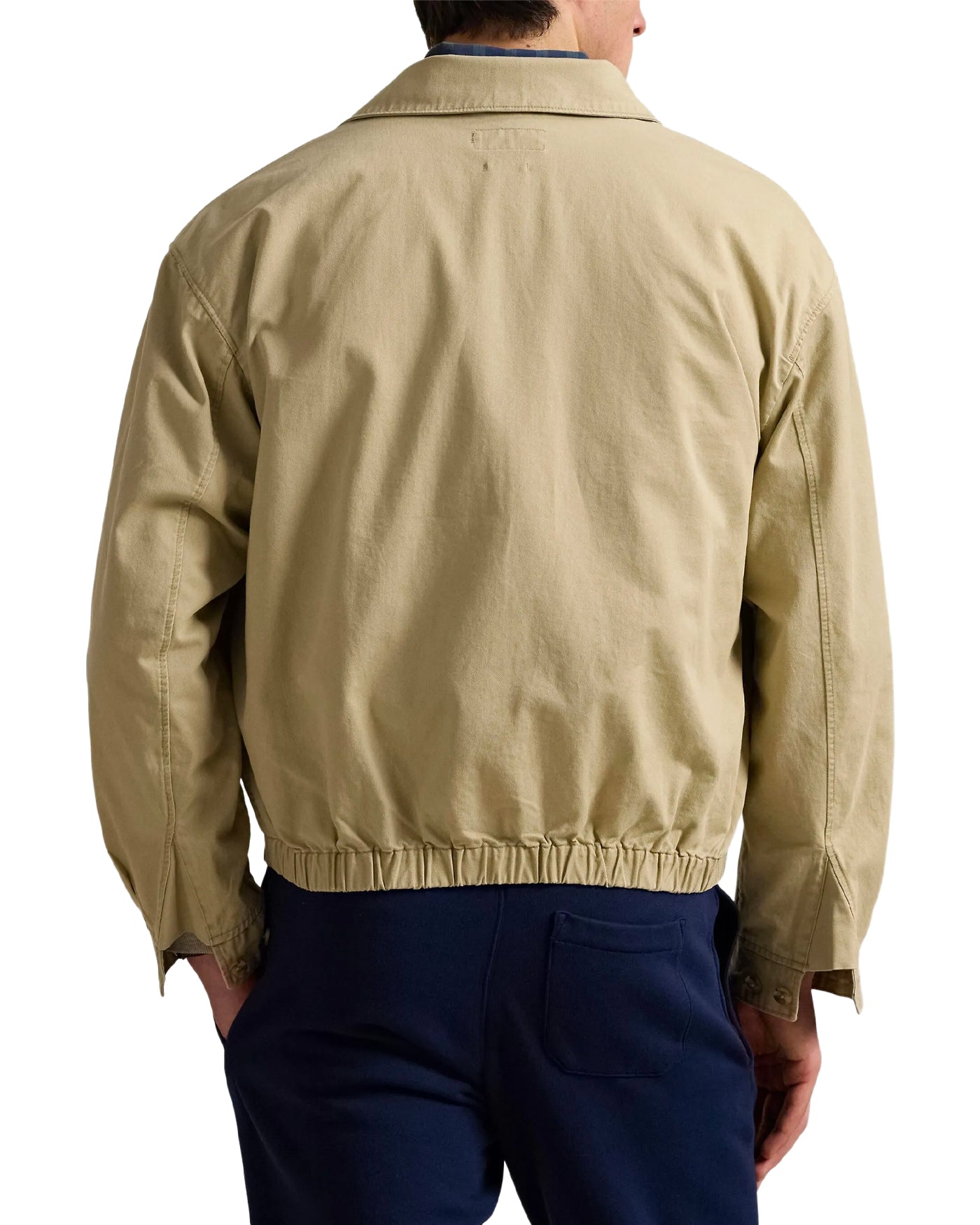 Veste windbreaker Polo Ralph Lauren khaki bas élastiqué dos porté