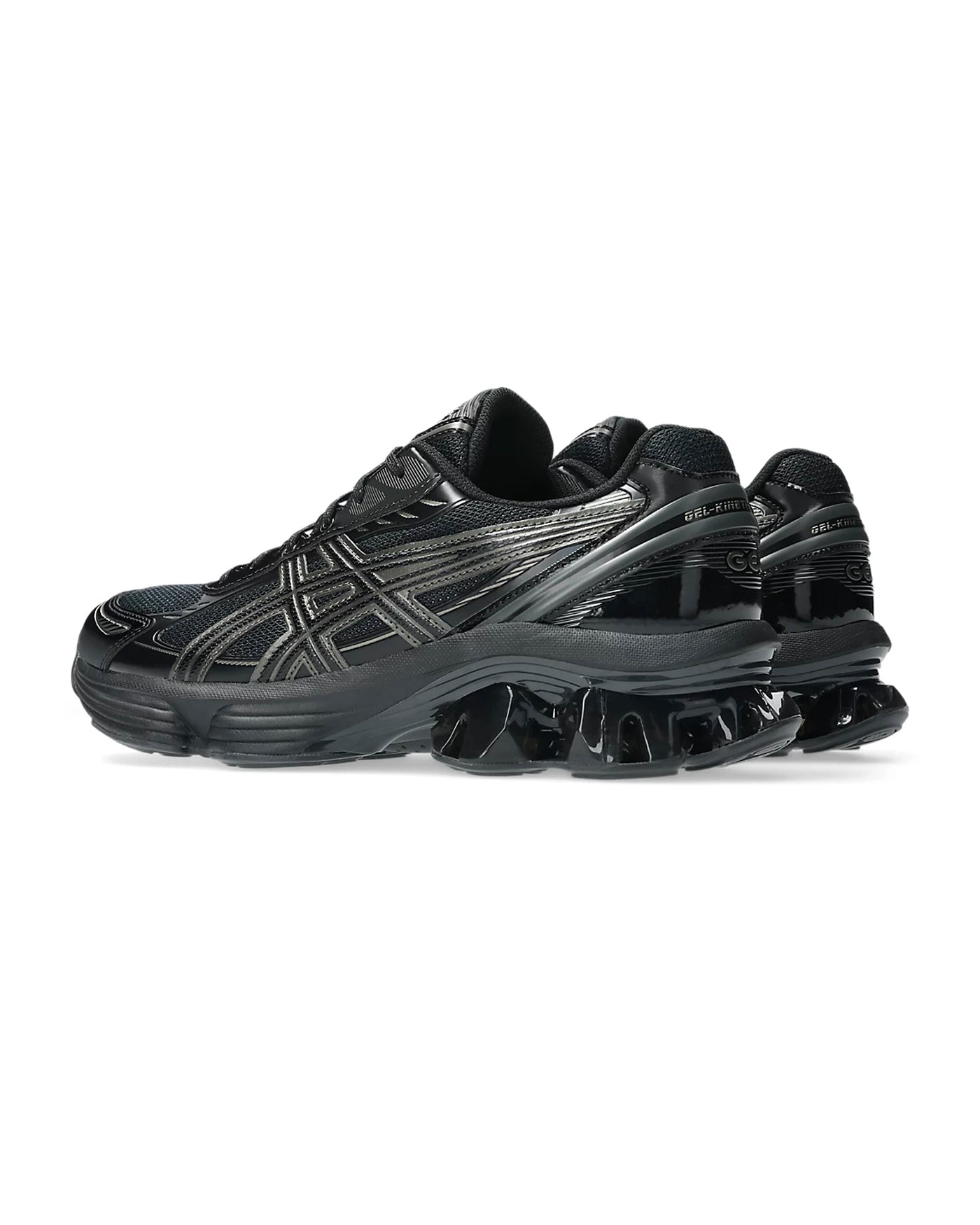 Sneakers Asics Gel-Kinetic Fluent noires vue profil gauche arrière