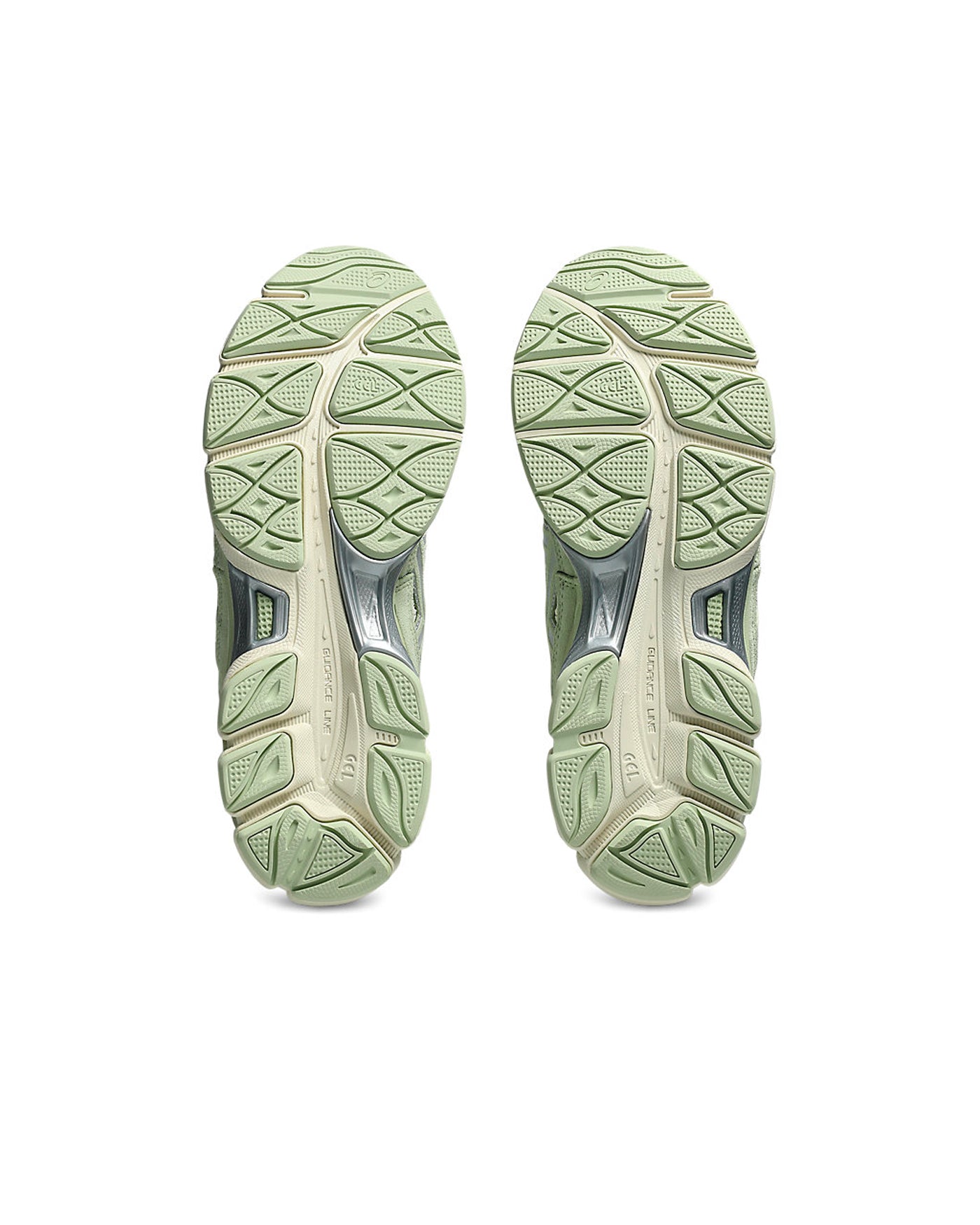 Sneakers Asics Gel-NYC vert sauge et crème, vue semelle extérieure
