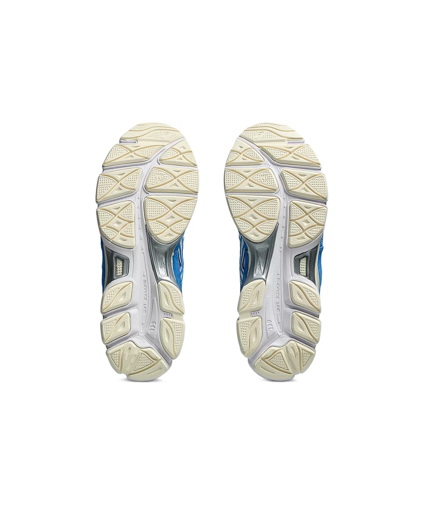 Sneakers Asics Gel-NYC White Blue Coast semelle crème vue du dessous