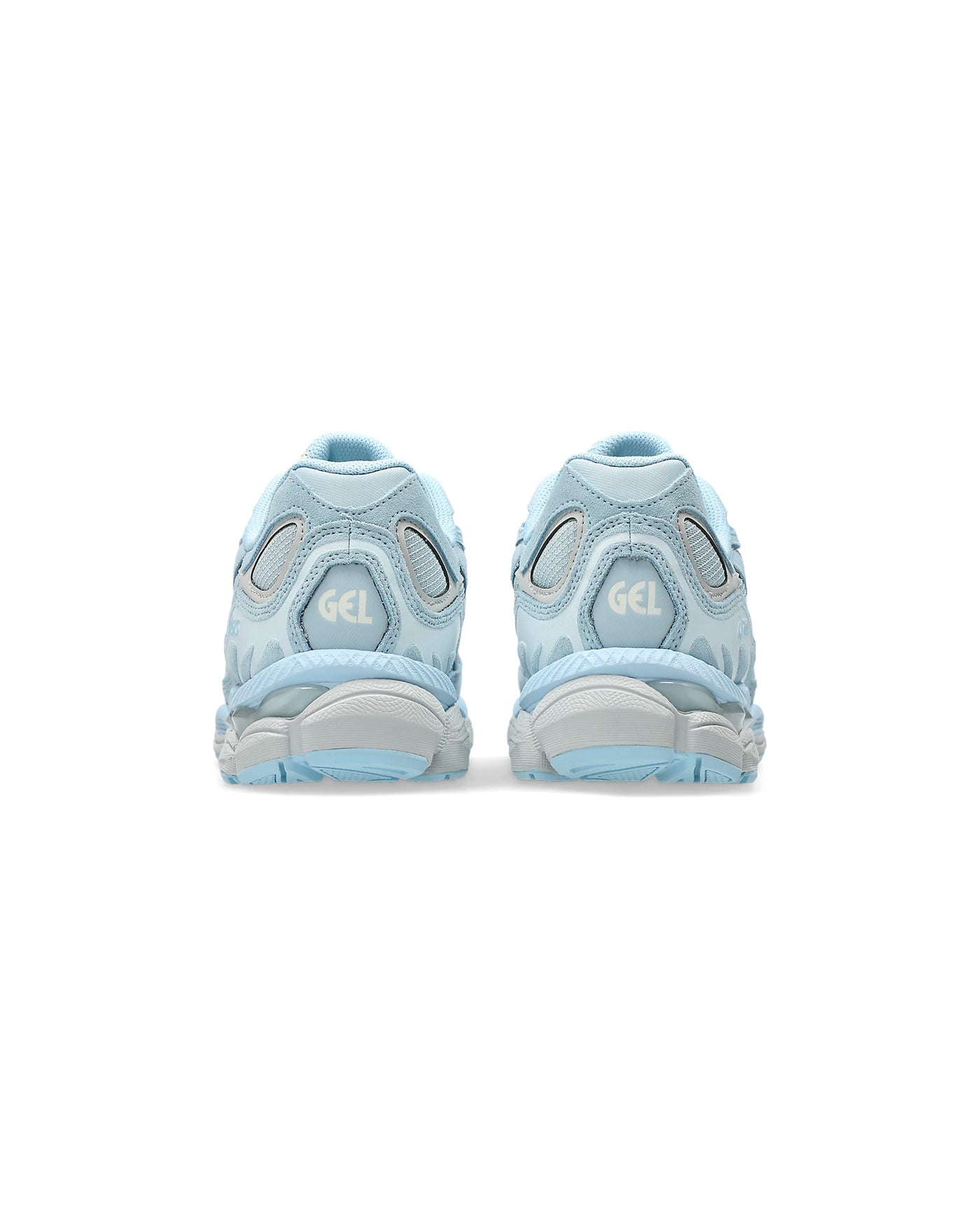 Sneakers Asics Gel-NYC Storm Cloud bleu ciel et argent vue dos