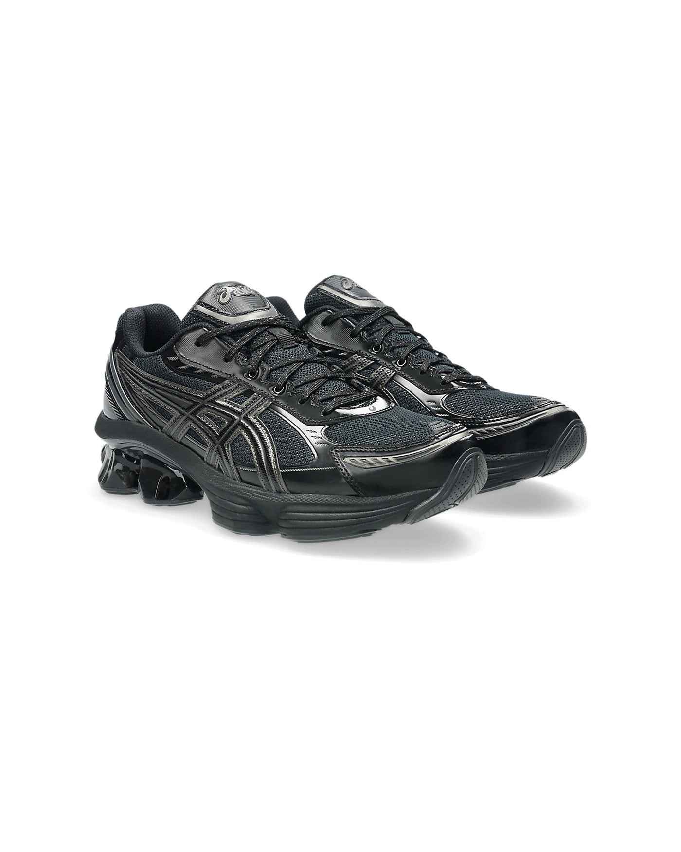 Sneakers Asics Gel-Kinetic Fluent noires coloris noir paire vue face
