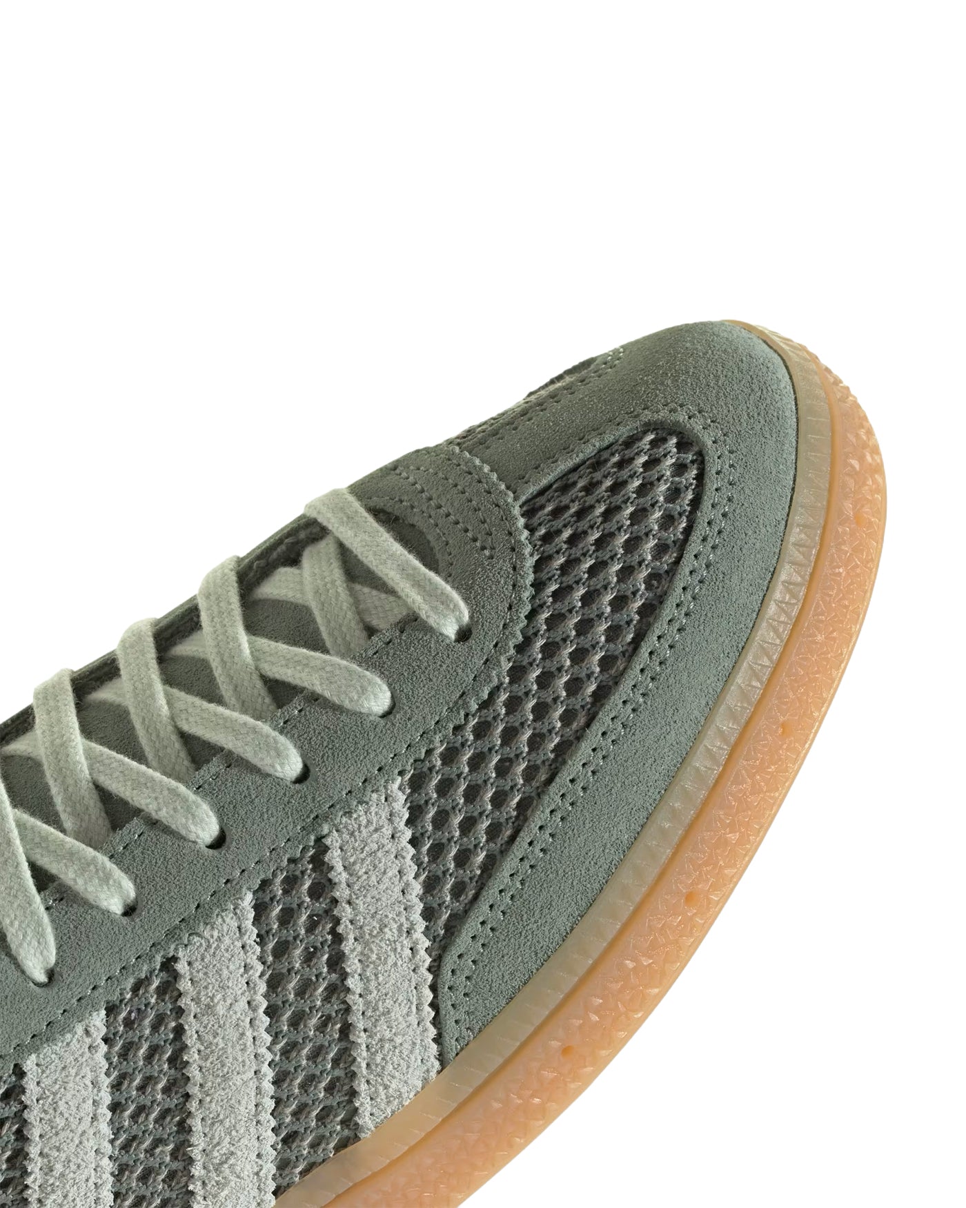 Sneakers Adidas Handball Spezial W vert sauge détail avant face