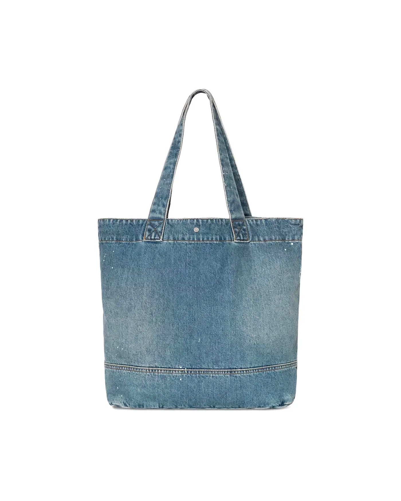 Tote bag Carhartt WIP denim bleu destroy wash sans poche dos