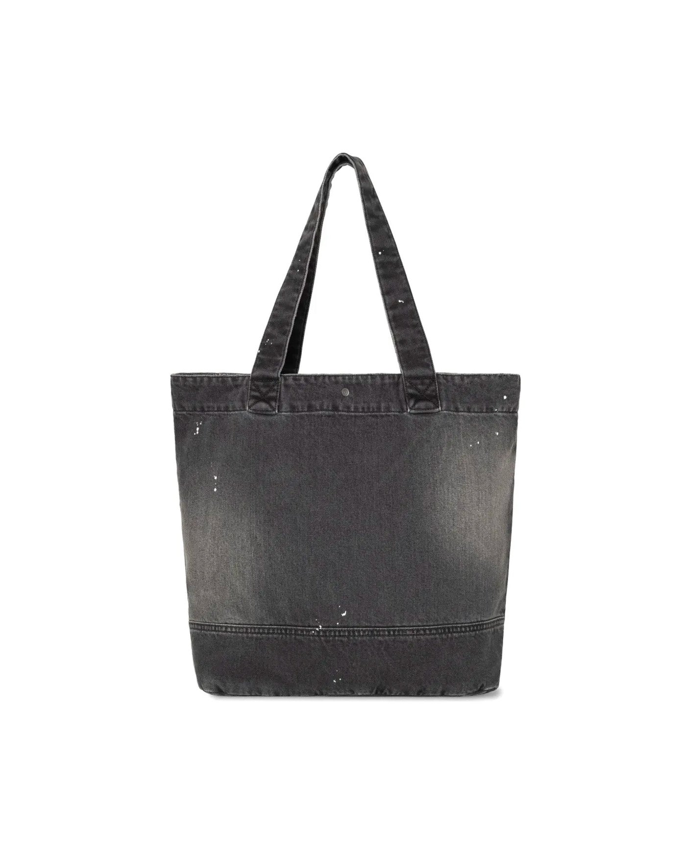 Tote bag Carhartt WIP denim noir destroy wash sans poche dos