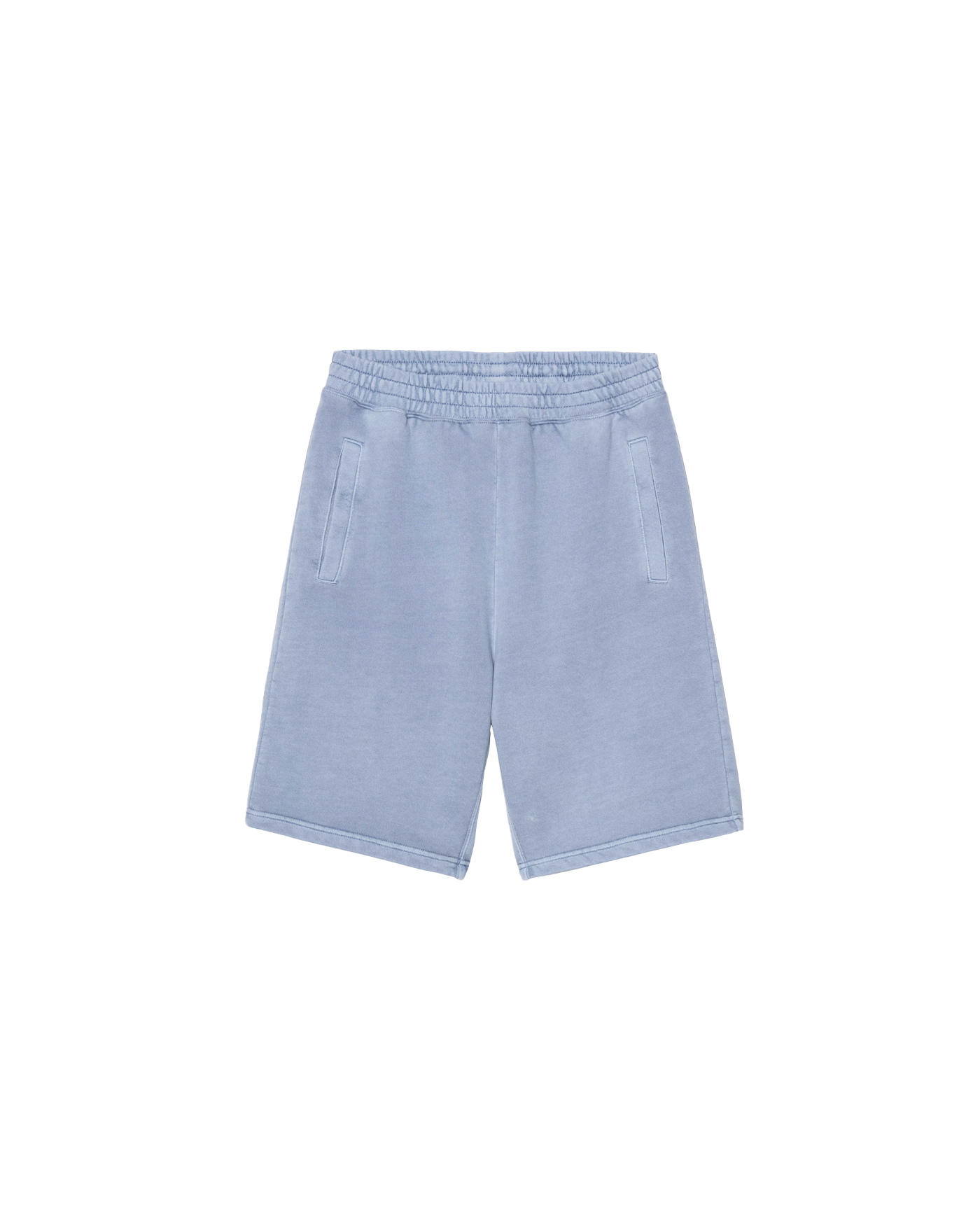 Short molleton Carhartt WIP Nelson bleu ciel délavé vue de face