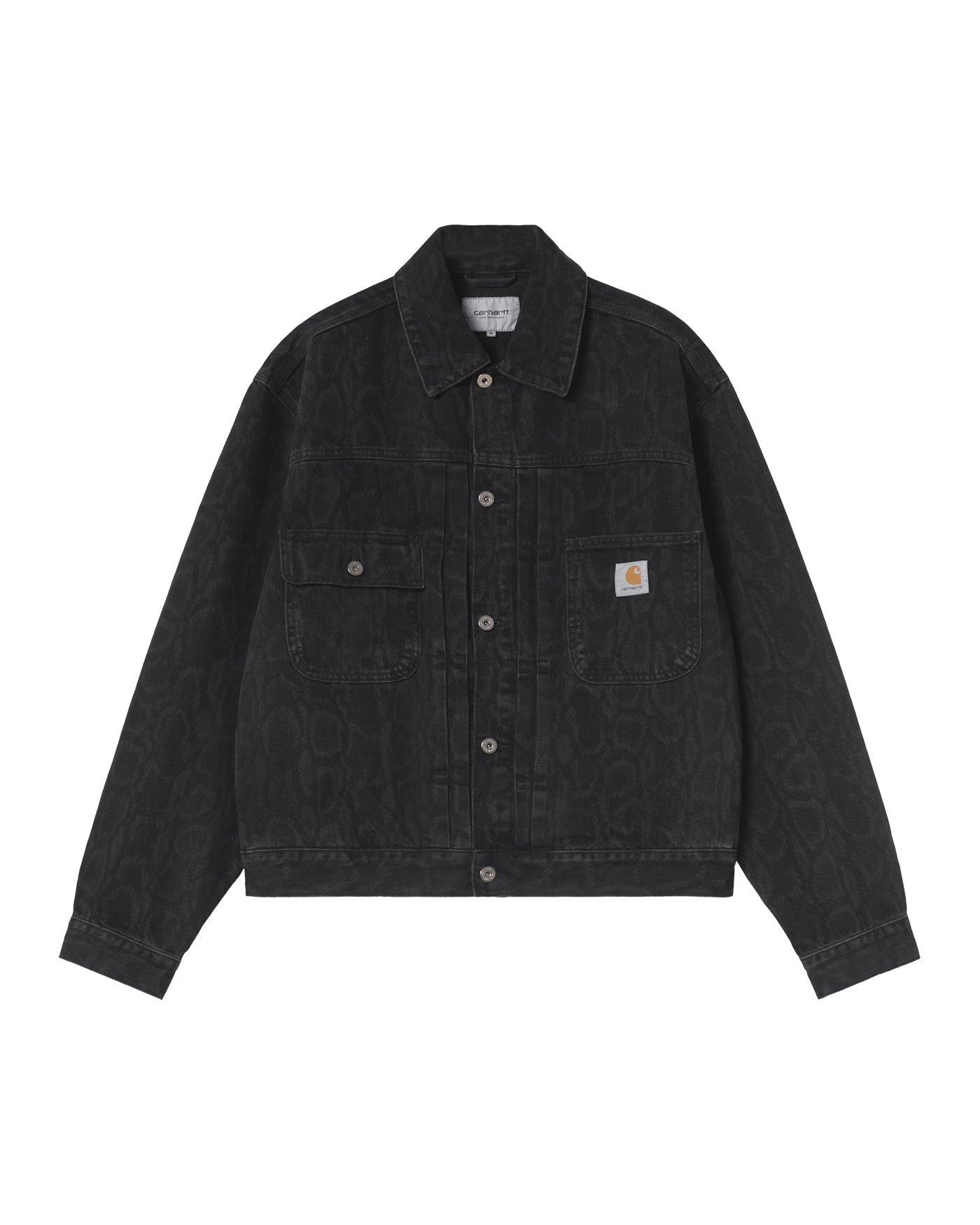 Carhartt WIP Belmar Jacket Snake Camo Black vue de face
