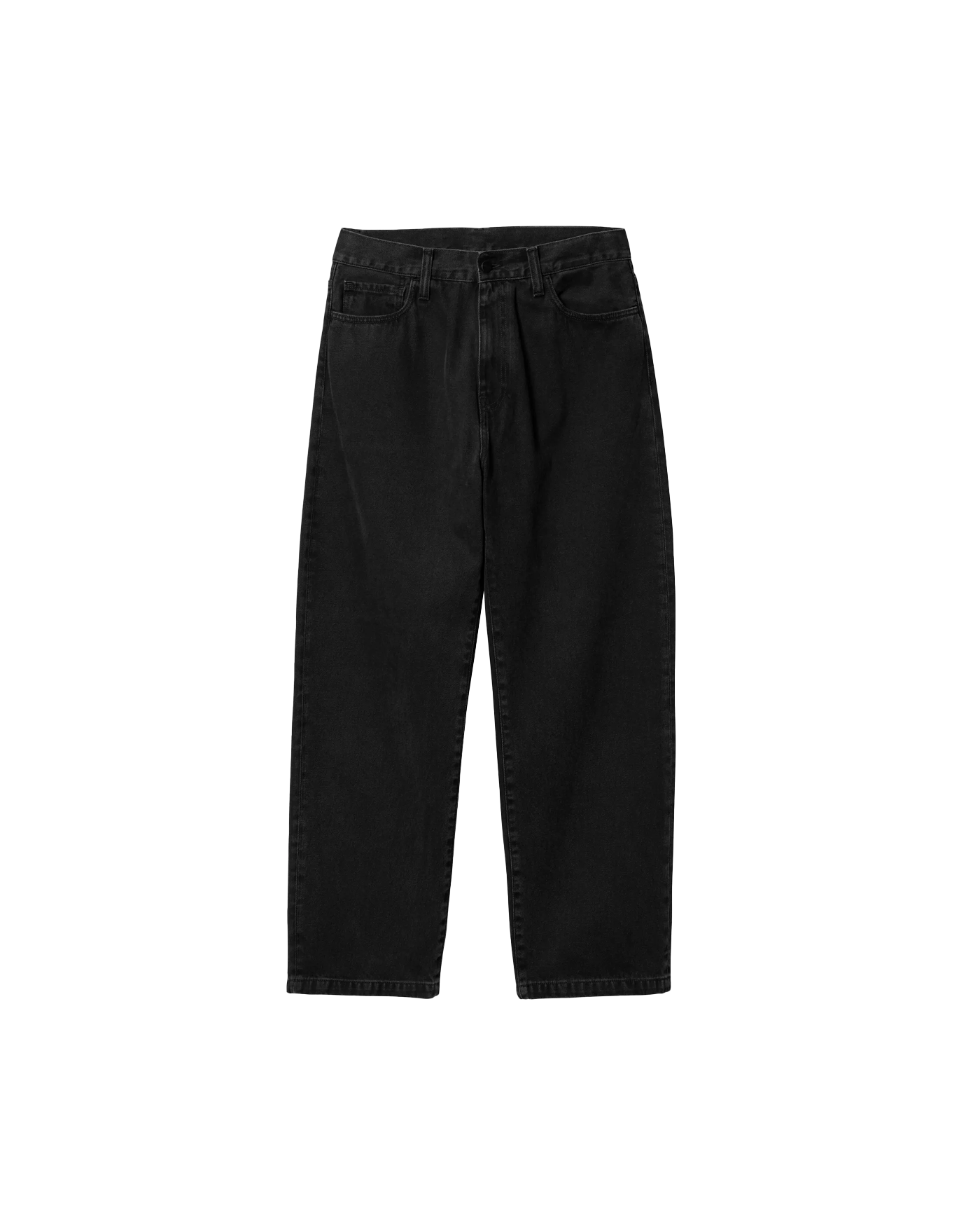 Jeans Carhartt WIP Landon noir stone washed loose fit vue face