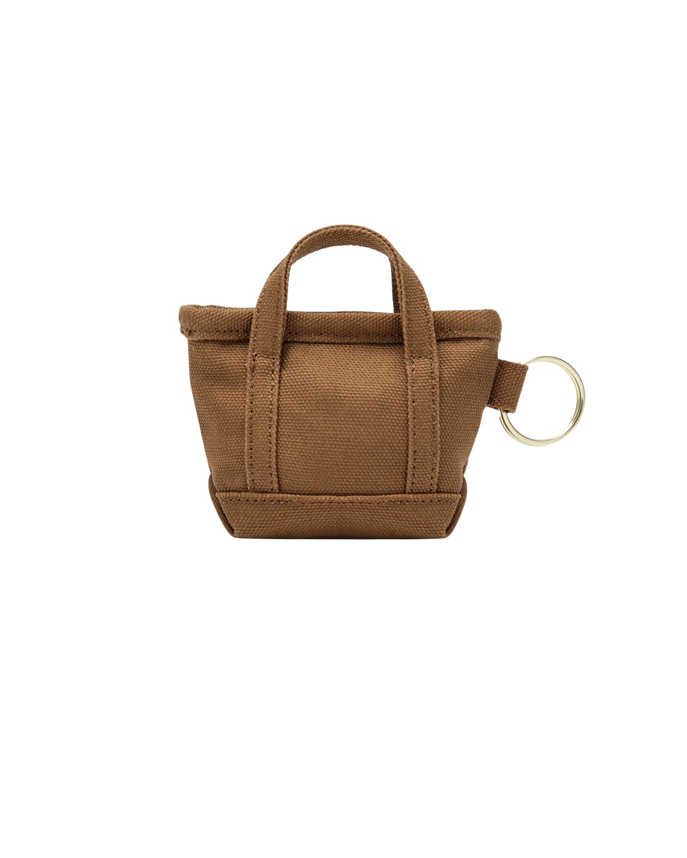 Carhartt WIP Mini Tote Keychain Hamilton Brown vue arrière