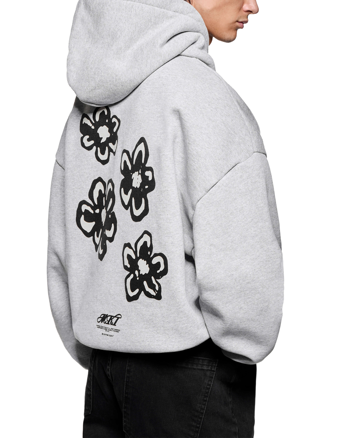 HIBISCUS HOODY GREY