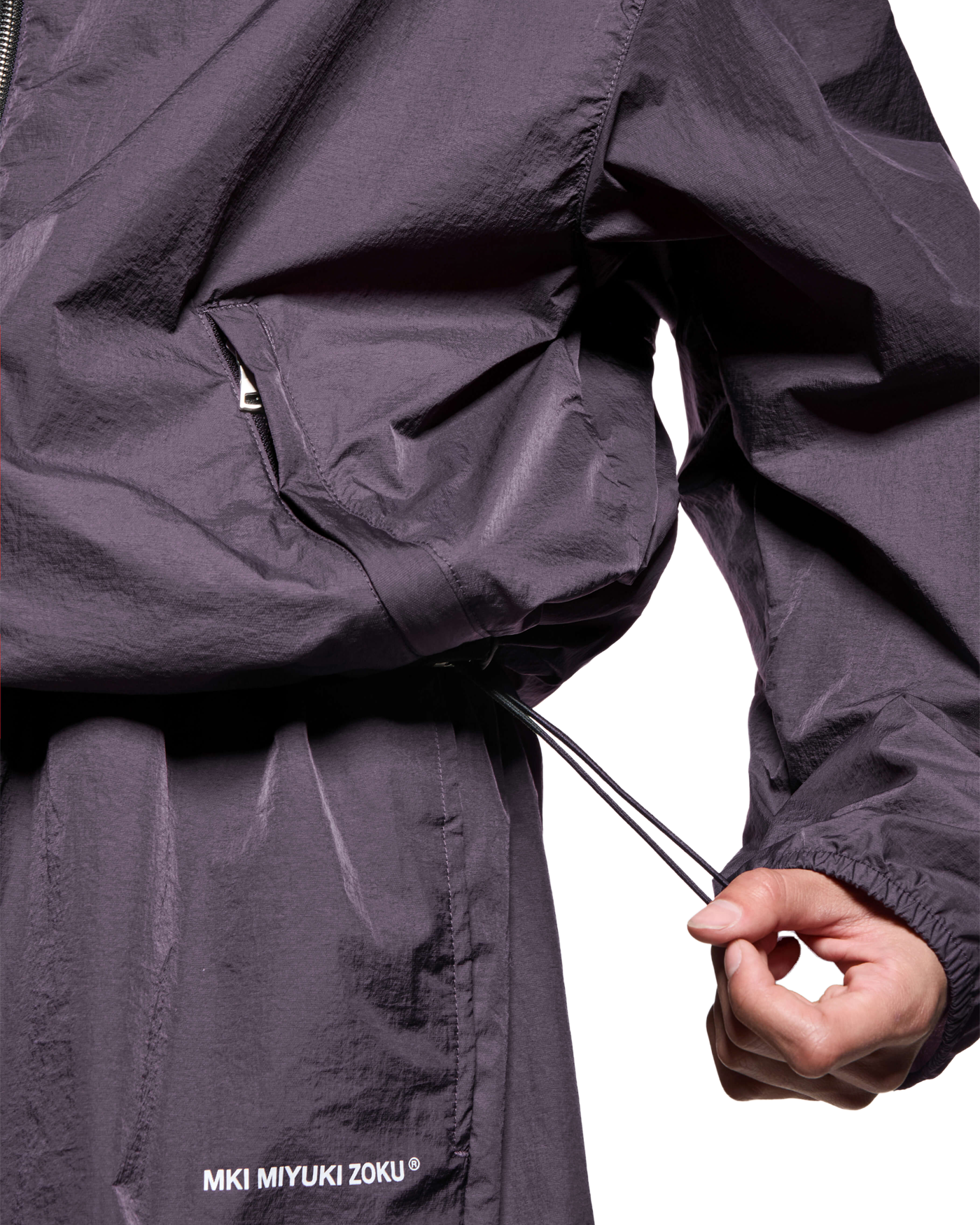 HYPERLIGHT HOODED WIND JACKET RAISIN