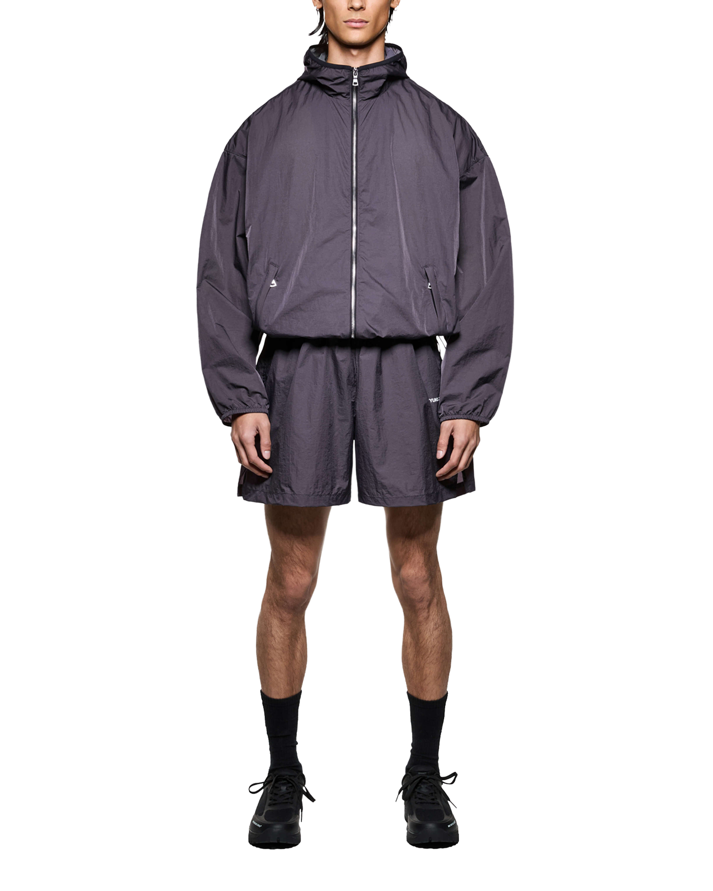 HYPERLIGHT HOODED WIND JACKET RAISIN