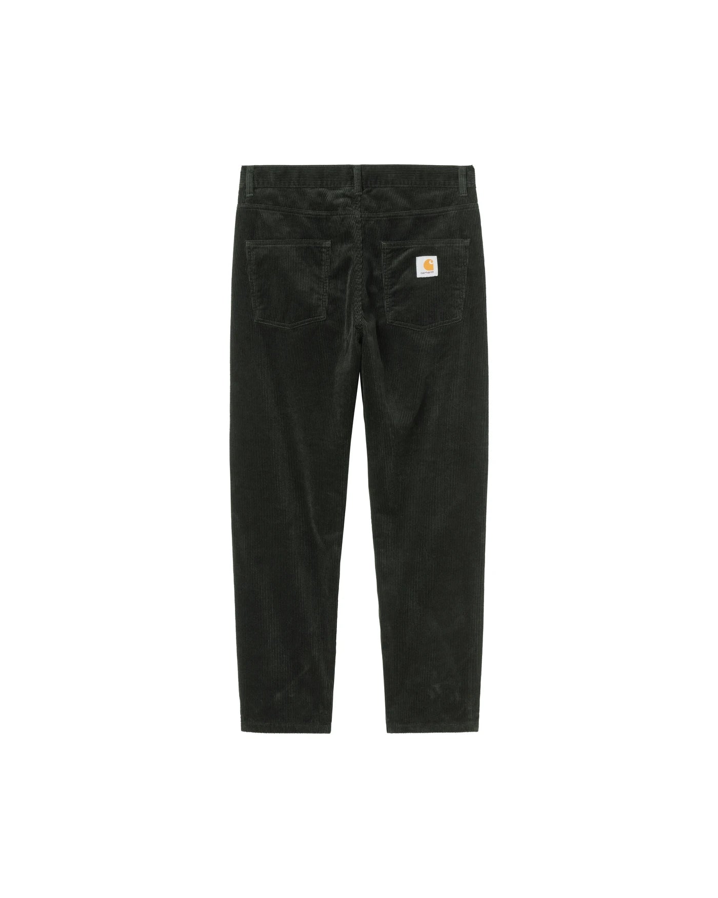 Pantalon Carhartt WIP Newel Pant coloris Raven rinsed no length, vue de dos