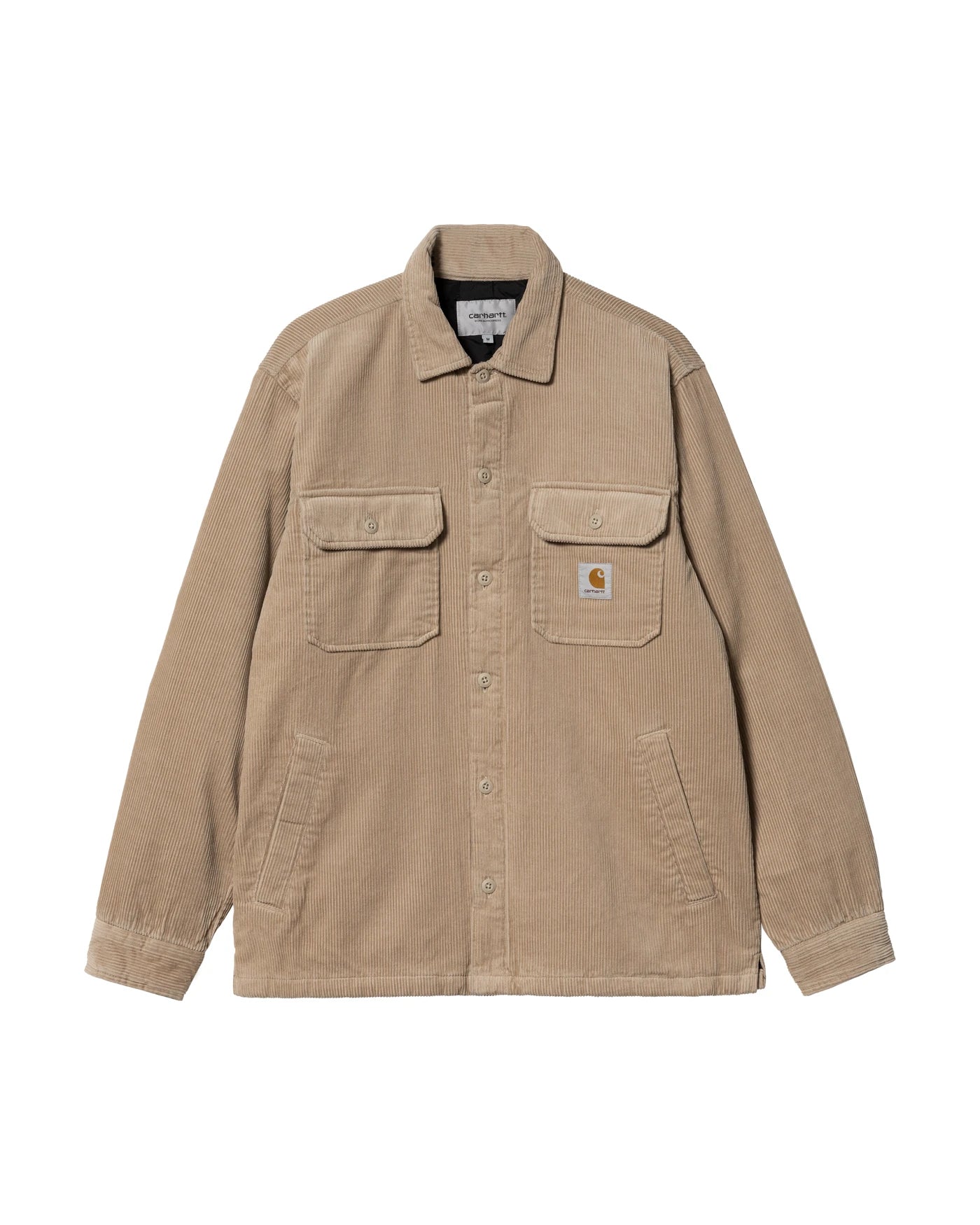 Veste Carhartt WIP Whitsome Shirt Jac coloris Wall, vue de face
